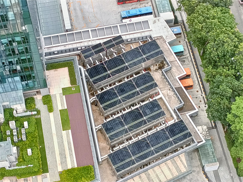 玻璃鋼冷卻塔的成型工藝受環境條件的影響?(玻璃鋼冷卻塔廠家山東鵬盛)