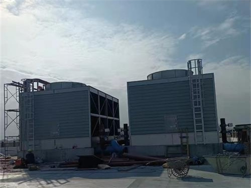 圓形逆流式冷卻塔的工作過程