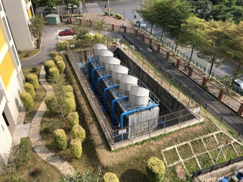 開式冷卻塔集水盤出現結冰的原因及處理方法(冷卻塔集水器)